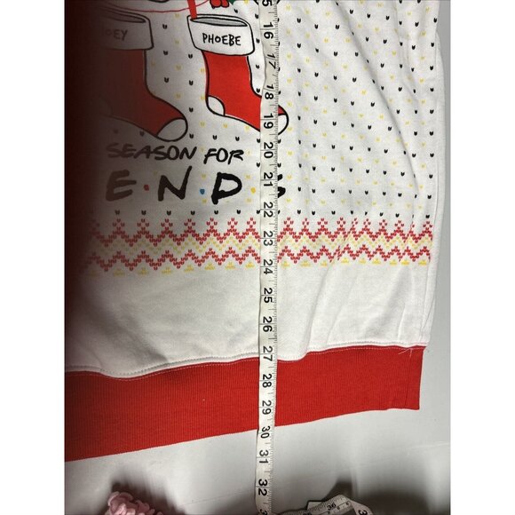 Friends TV Show Christmas Sweatshirt Stockings Joey Chandler Phoebe Ross Monica - Picture 7 of 8